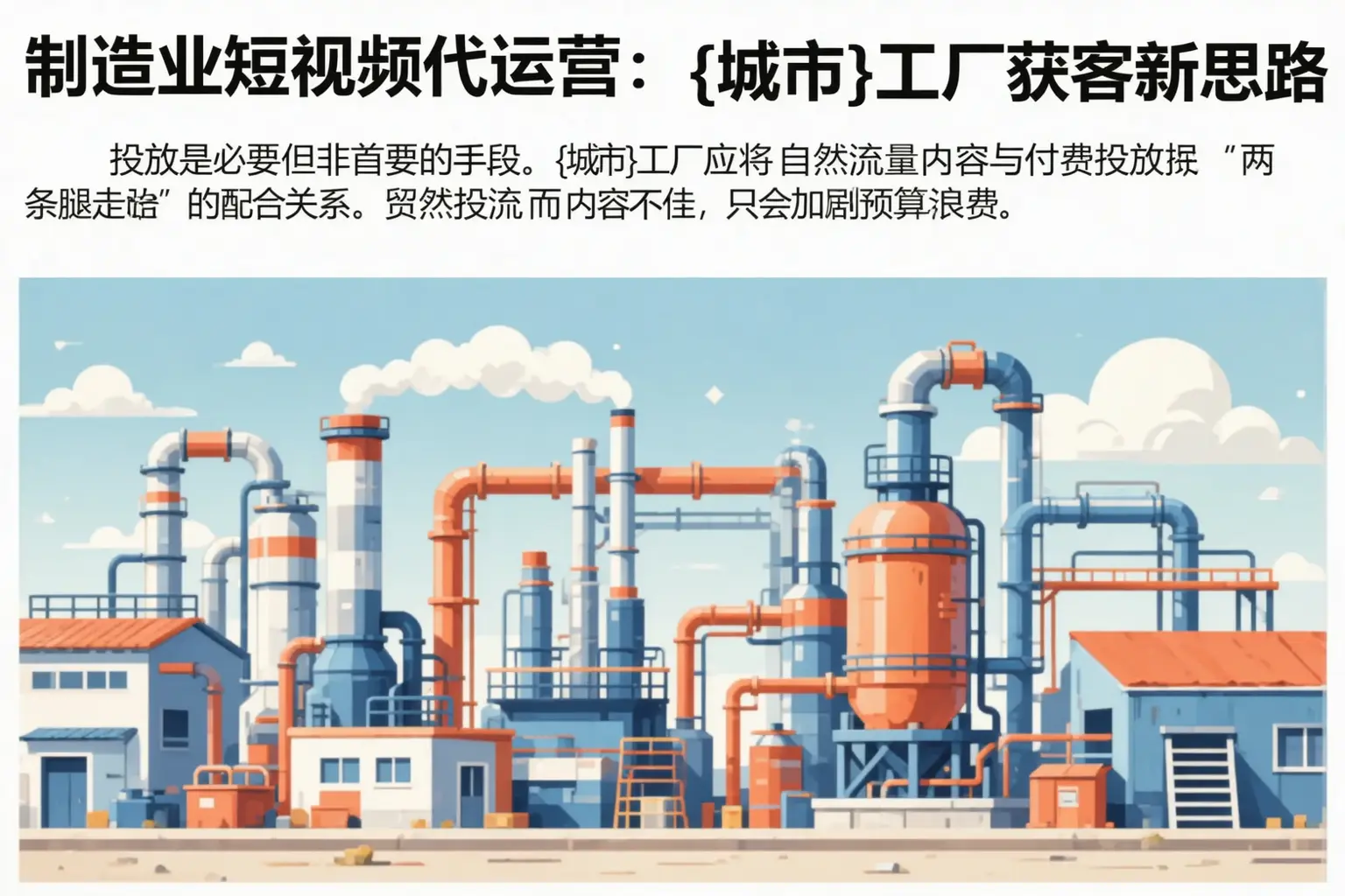 制造业短视频代运营:猇亭工厂获客新思路
